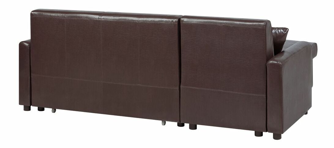 Kutna garnitura ODDER (tamno smeđa) (L)