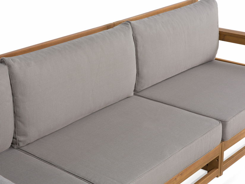 Set canapele pentru grădină Tamar 2 (lemne deschis) (salcâm)