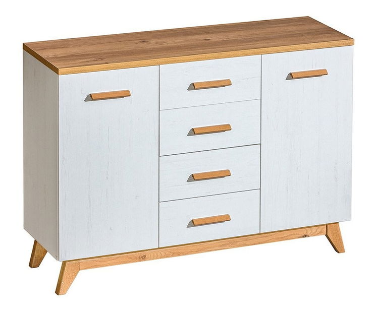 Comodă Kapucin K9 (pin andersen + Stejar nash)