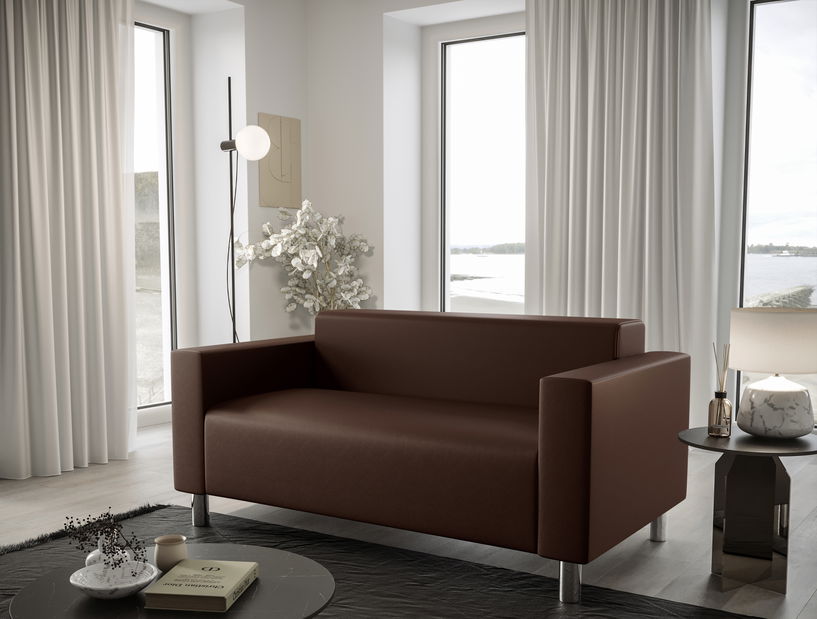 Pohovka dvojsedačka Haven 2 (tmavohnedá)