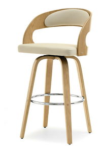 Bárszék CH48 (krém + tölgy)
