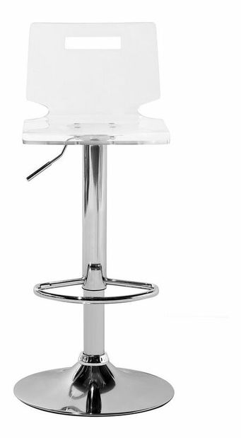 Bárszék szett (2 db.) Mento (priehľadná) *kiárusítás