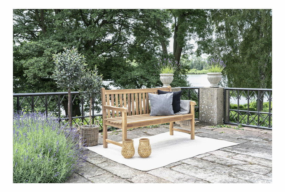 Záhradná lavička Cavendra (prírodná)