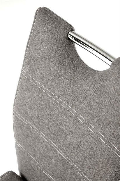 Blagovaonska stolica Karru (siva + srebrna)