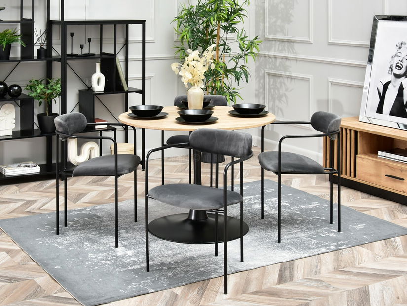 Stolica Magnus (grafit + crna)