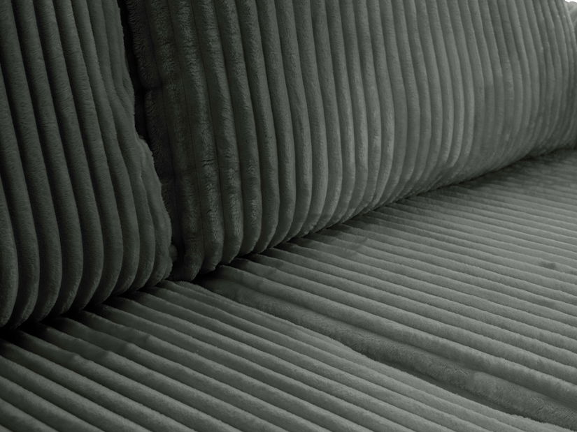 Rohová sedacia súprava Alondra (tmavosivá) (P)