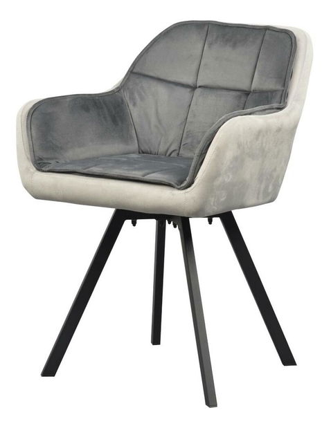 Jedálenská stolička Fleur (sivá)