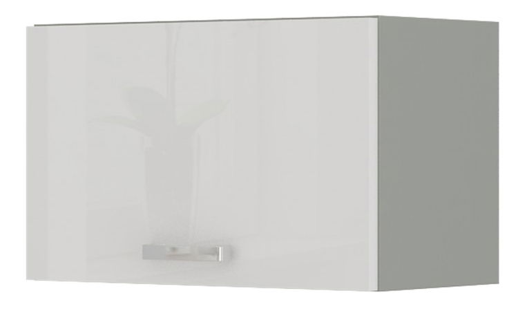 Dulap superior de bucătărie Brunea 50 GU-36 1F (gri + alb lucios)