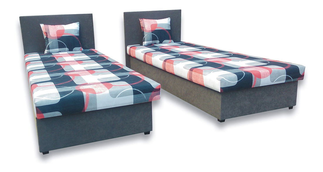 Franciaágy 160 cm Shanell (habszivacs matracokkal)