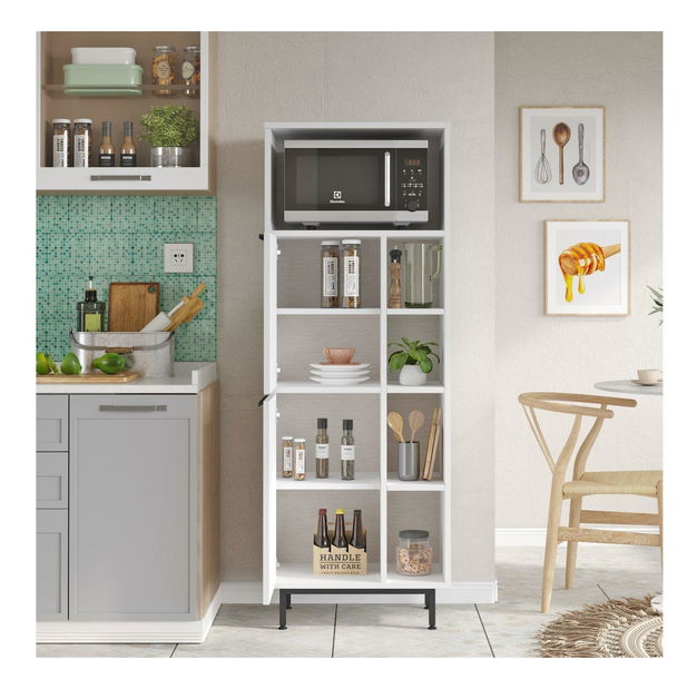 Kuhinjski regal Otto 10 A (bijela + crna)