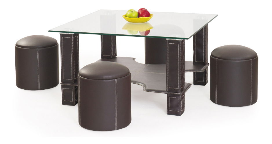 Konferenčný stolík Megan (s taburetkami)