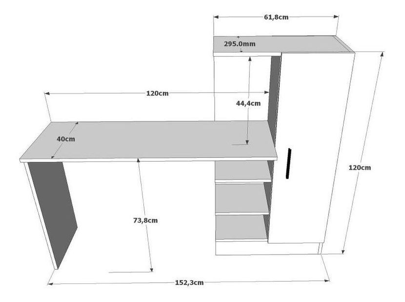 Birou PC Cete 1 AB *lichidare de stoc