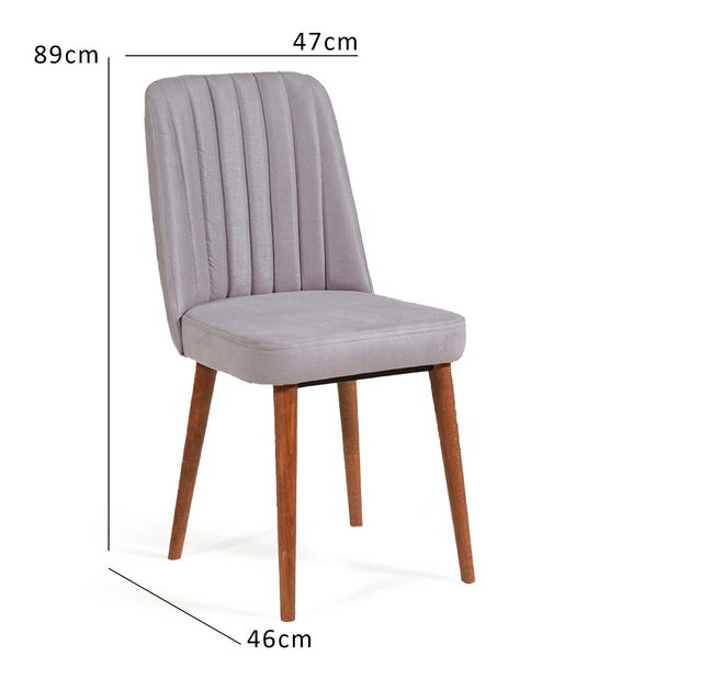 Scaun sufragerie Vlasta 1 (Nuc + soho) 