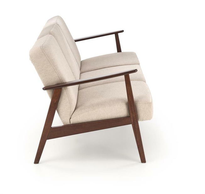 Háromszemélyes kanapé Milian 3 (bézs + dió)