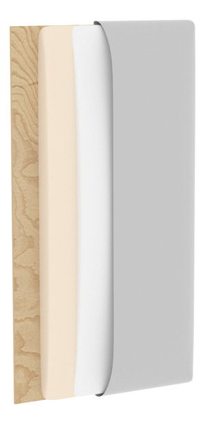 Set 26 panouri tapițate Quadra 120x195 cm (gri deschis) *lichidare de stoc