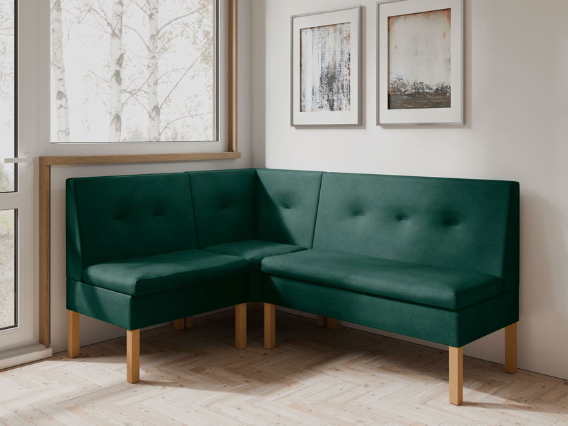 Kuhinjska kutna klupa Paryd 140x200 (tamnozelena)