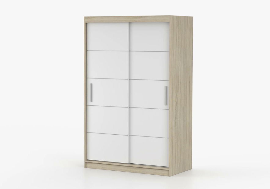 Ruhásszekrény Nestor 06 (sonoma tölgy + fehér)