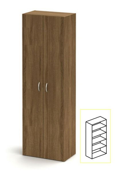 Policová skriňa Tempo Asistent New AS 007 bardolino tmavé