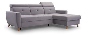 Rohová sedačka Sanfew (sivá) (P)