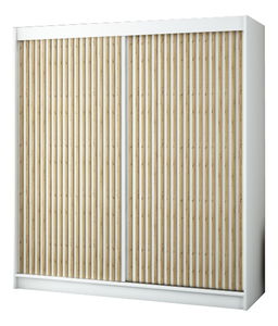 Šatníková skriňa 200 cm Ladonna 1 (biela matná)