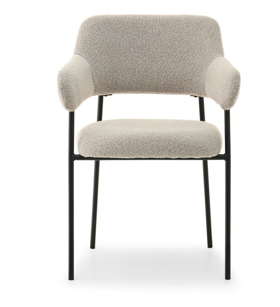 Jedálenská stolička Exigente (béžová + čierna)