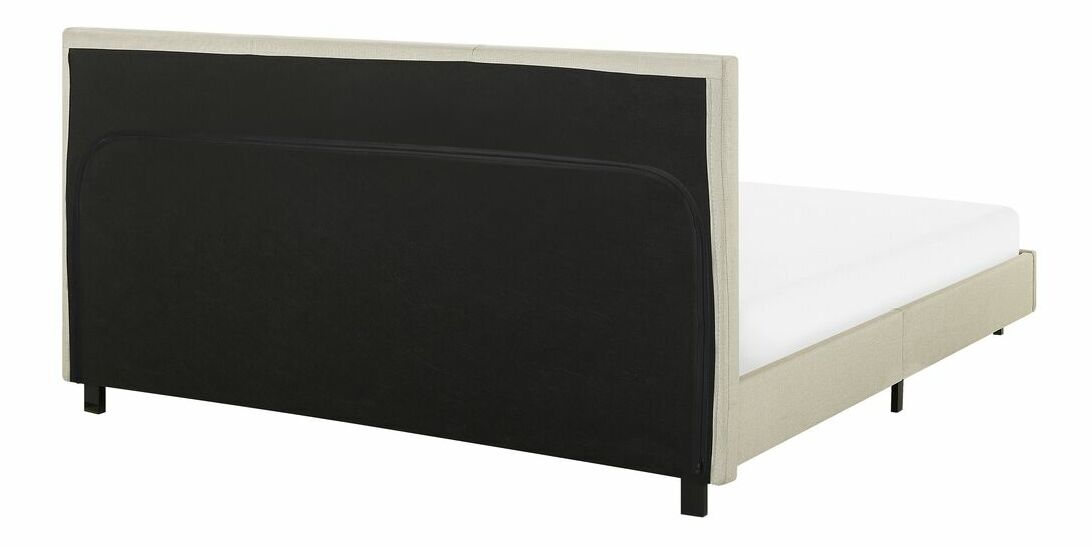 Bračni krevet 160 cm ALVIA (s podnicom) (bež)