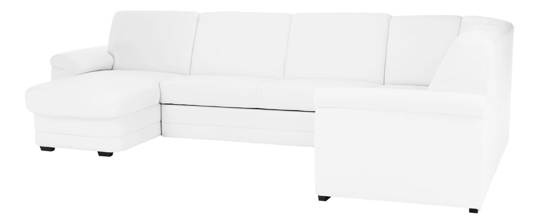 Rohová sedačka U Britella U (biela) (L)