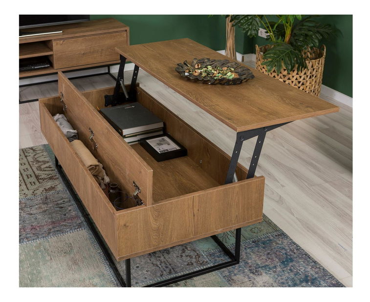 Set za dnevni boravak Laxi 10 (orah + crna)