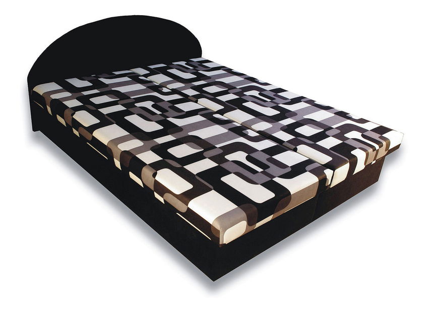 Pat matrimonial 160 cm Elvina (cu saltele cu arcuri)