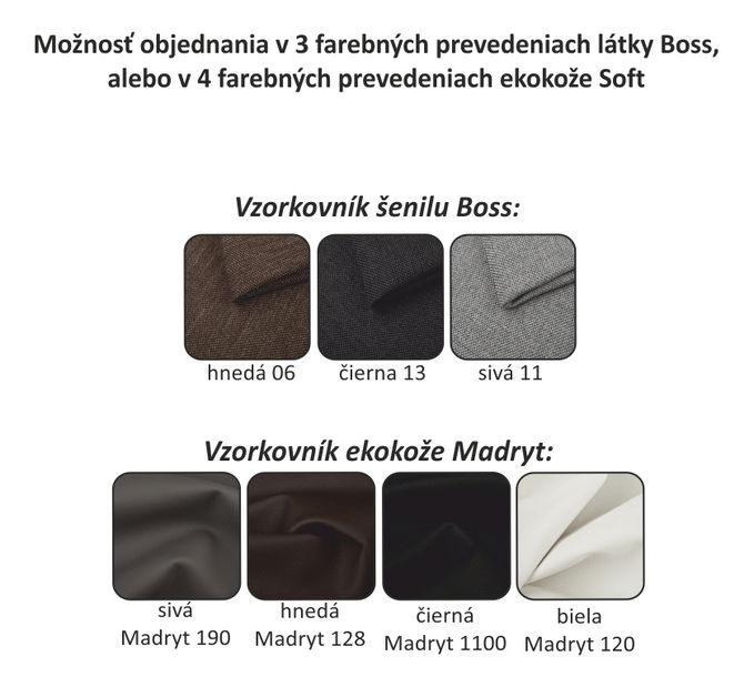 Rohová sedačka Meleora roh malý (L)