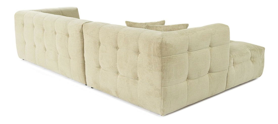 Rohová sedačka Cadellona (L) (zelená)