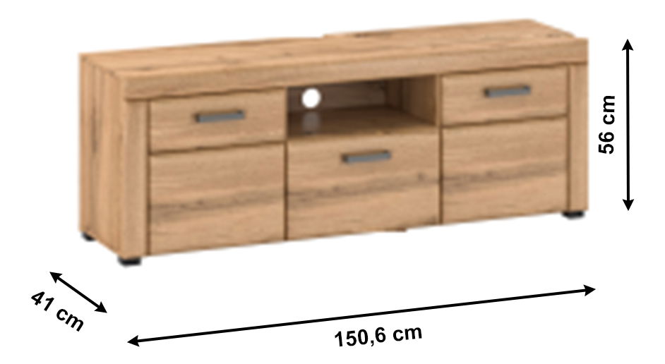 TV stolíć Palper B (apalački hrast)