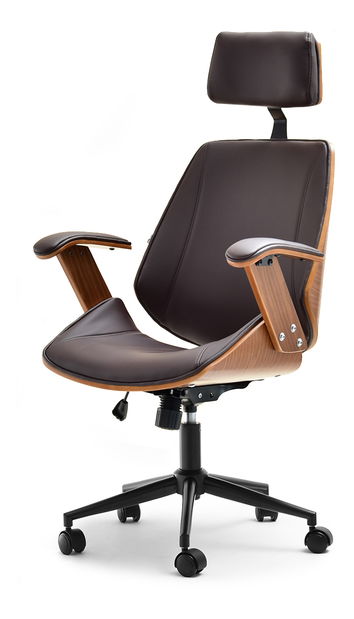 Fotelja Franc (orah + crna)