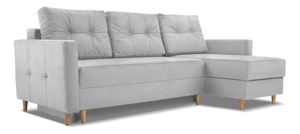 Kutna garnitura Meshire (svijetlosiva) (D)