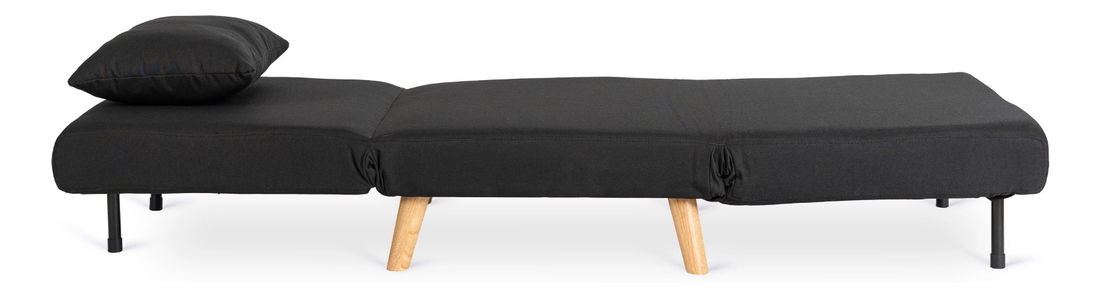 Széthúzható fotel Motecacleta 1 (fekete) 