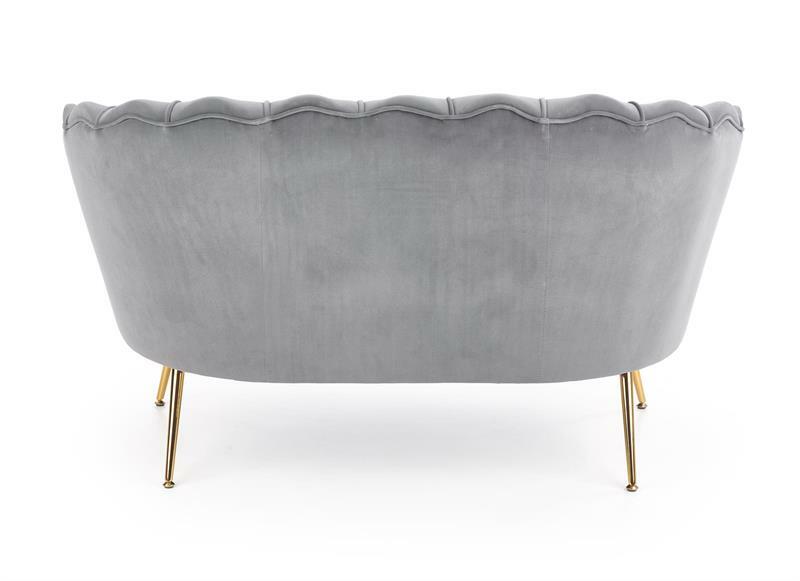 Kanapé Altha XL (szürke + arany)