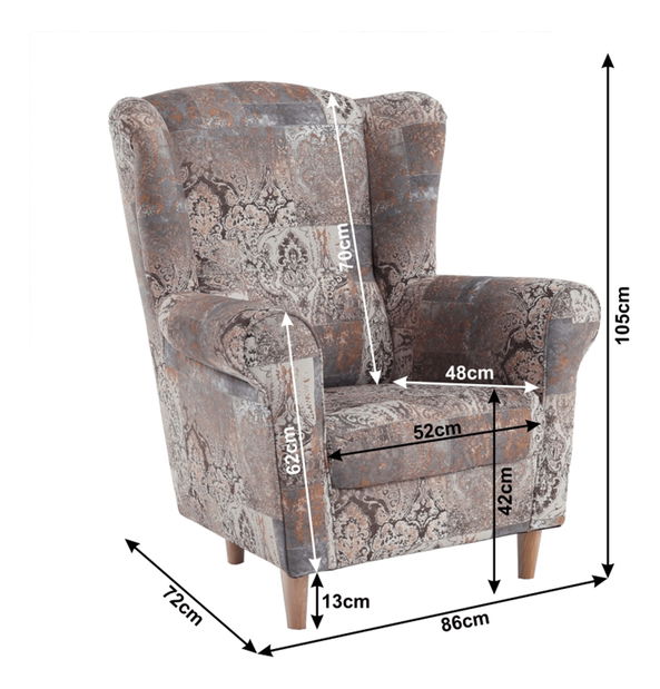 Fotel Kellen (vintage 1026) *kiárusítás