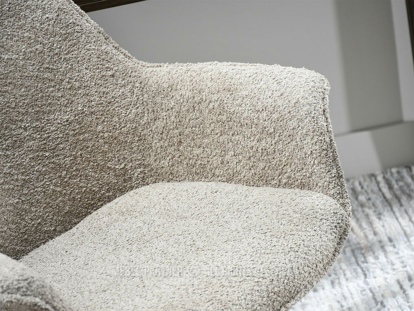 Fotoliu de birou Omarkote (bej + negru)