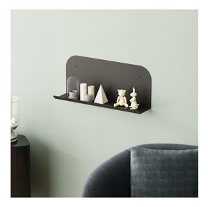 Zidna polica Longoan 2 (crna)