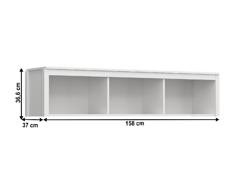 Fali regál Otis 160 (fehér)