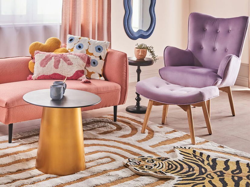 Măsuță laterală Kerza (negru)