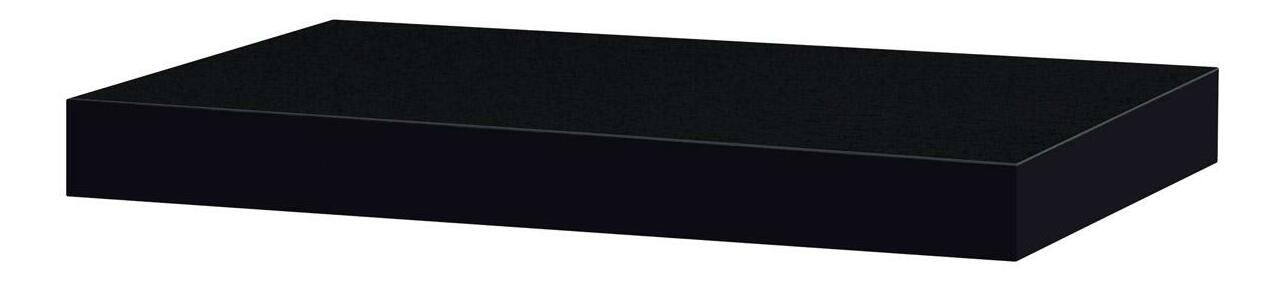 Nástenná polica Paraiso (vysoký lesk čierny)