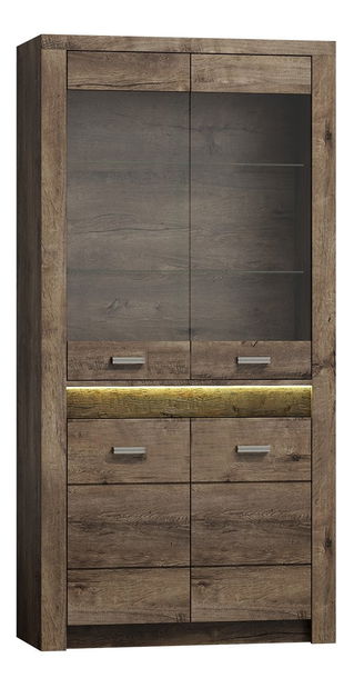 Vitrină Nadenas N3 (arin închis)