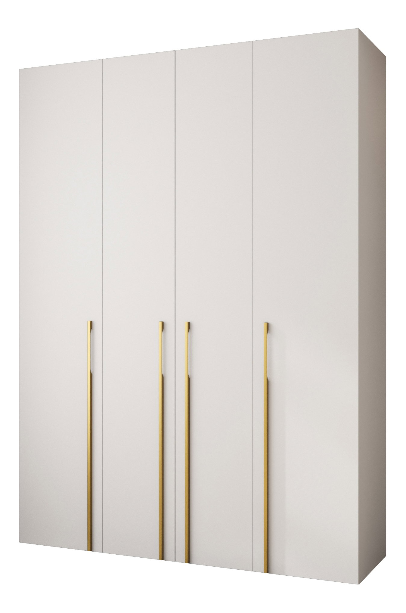 Dulap de haine 180 cm Carmela 40-3 (alb + Auriu)