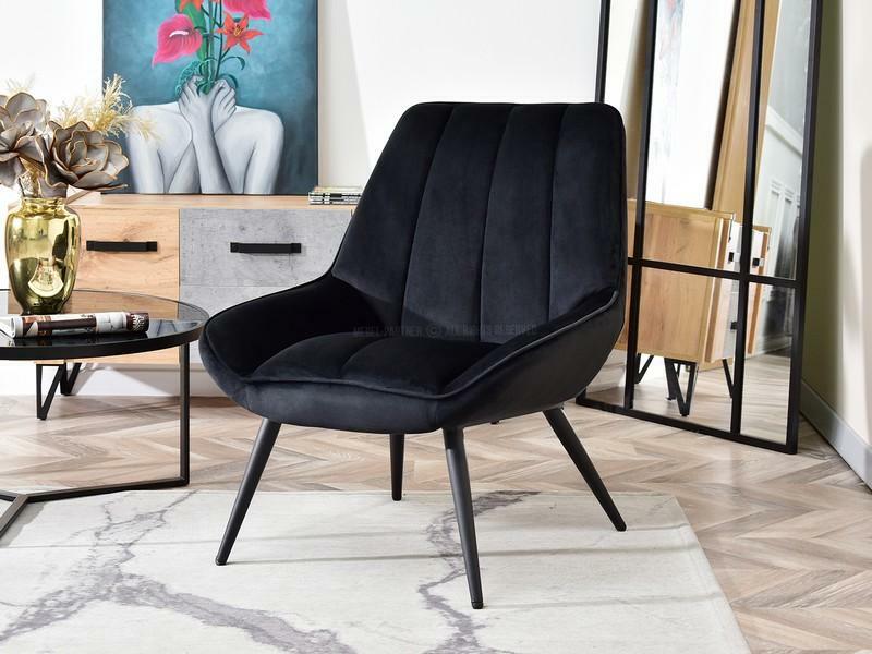 Kreslo Zolta (čierna)