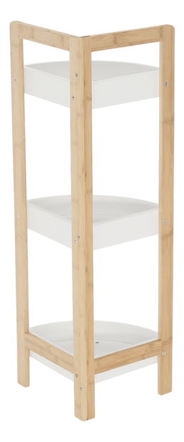 Kúpeľňový rohový regál Fongy