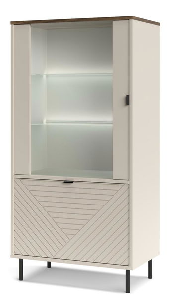 Vitrina Eliminados 1 (kašmir + hrast castello) 