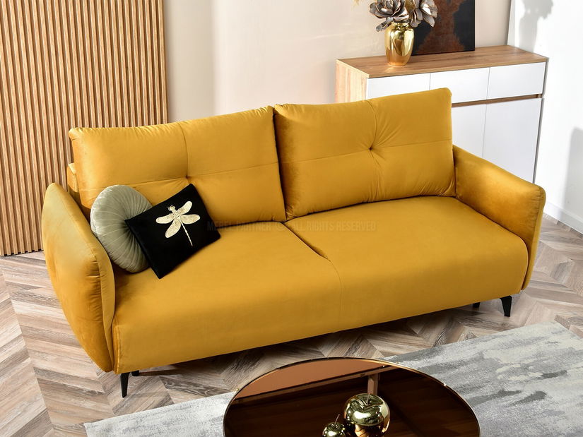 Canapea două locuri Lasciare (negru)