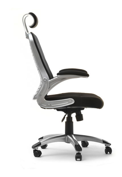 Fotel Lumpo (fekete + ezüst)