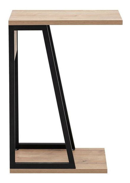 Kézi asztal Nidupe 3 (zafír tölgy + fekete) 